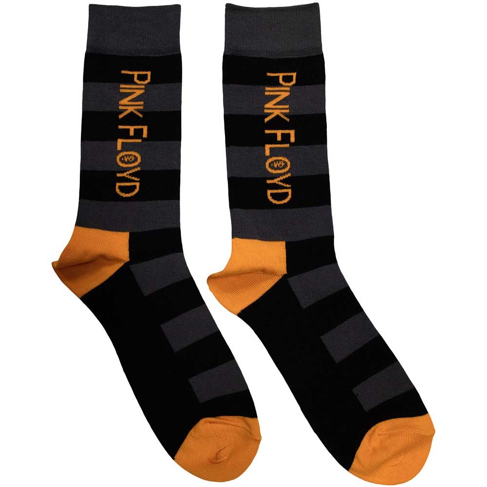 Ponožky Pink Floyd - Orange Logo, Unisex,Čierna,UK 7 - 11
