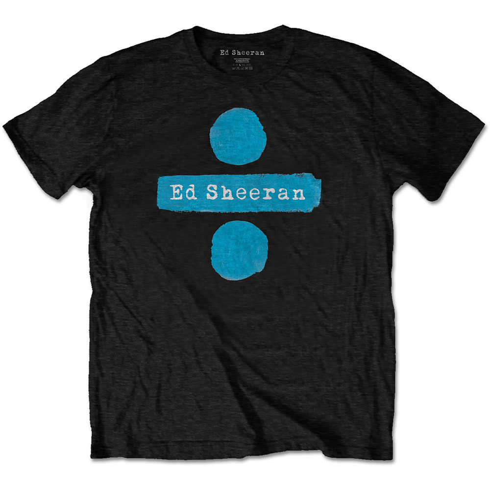 Tričko Ed Sheeran - Divide, Unisex,Čierna,XXL