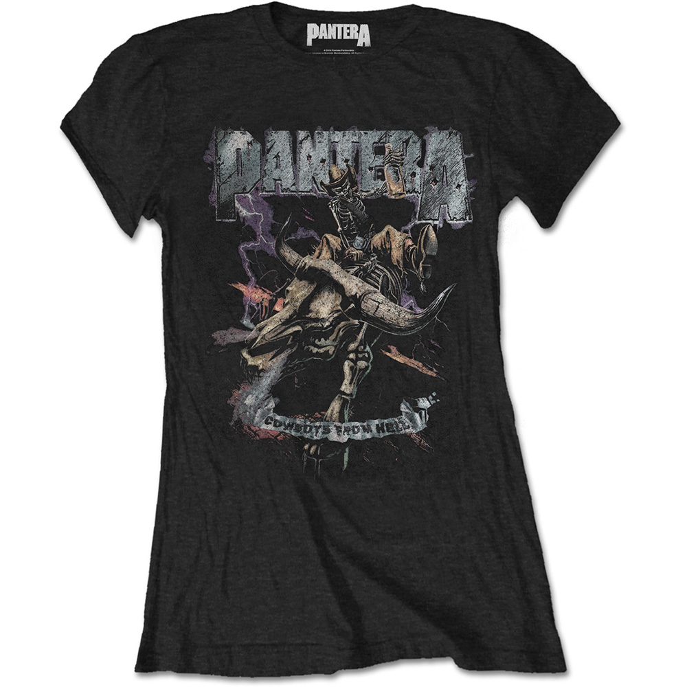 Tričko Pantera - Vintage Rider, Žena,Čierna,3XL