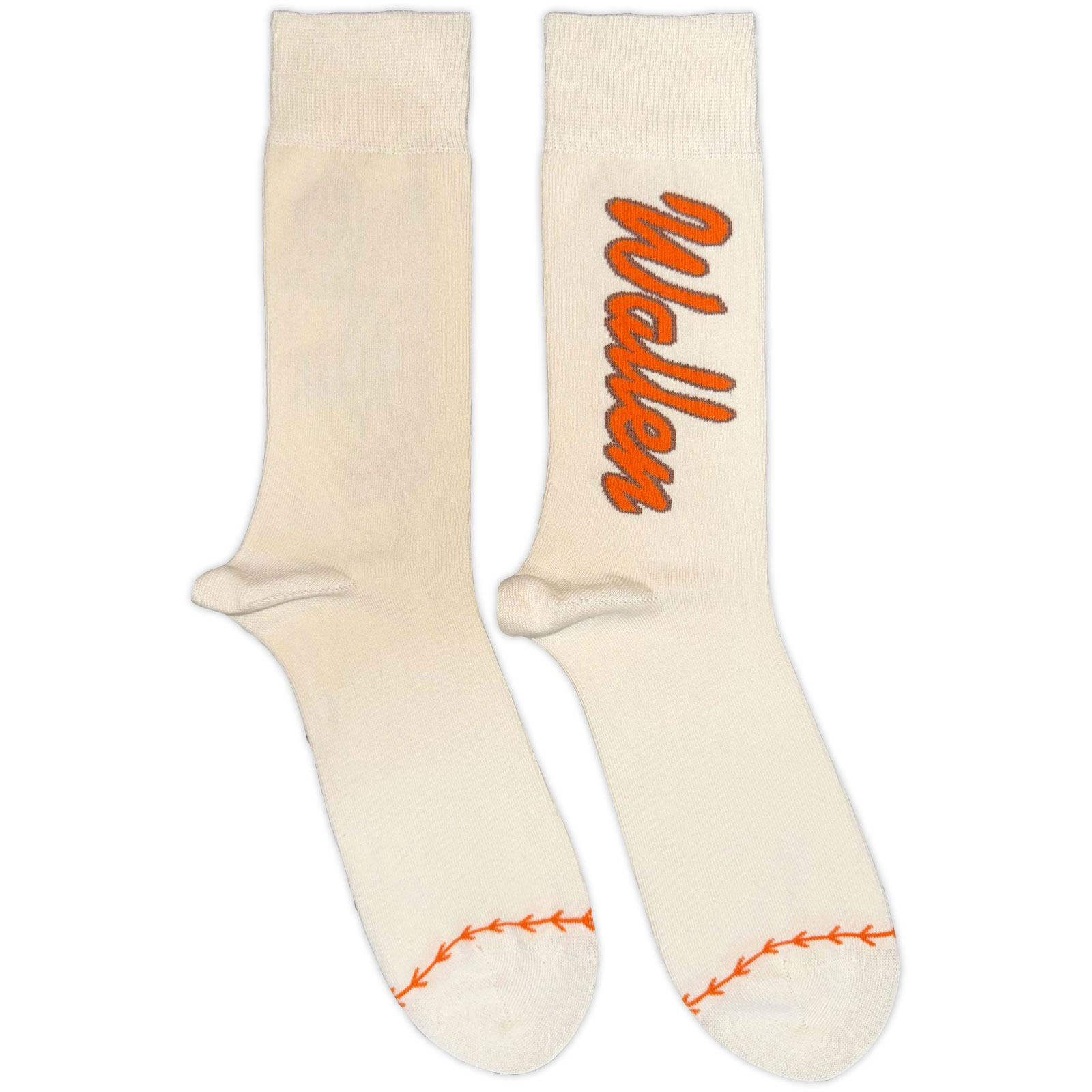Ponožky Morgan Wallen - Orange Logo Baseball, Unisex,Natural,UK 7 - 11
