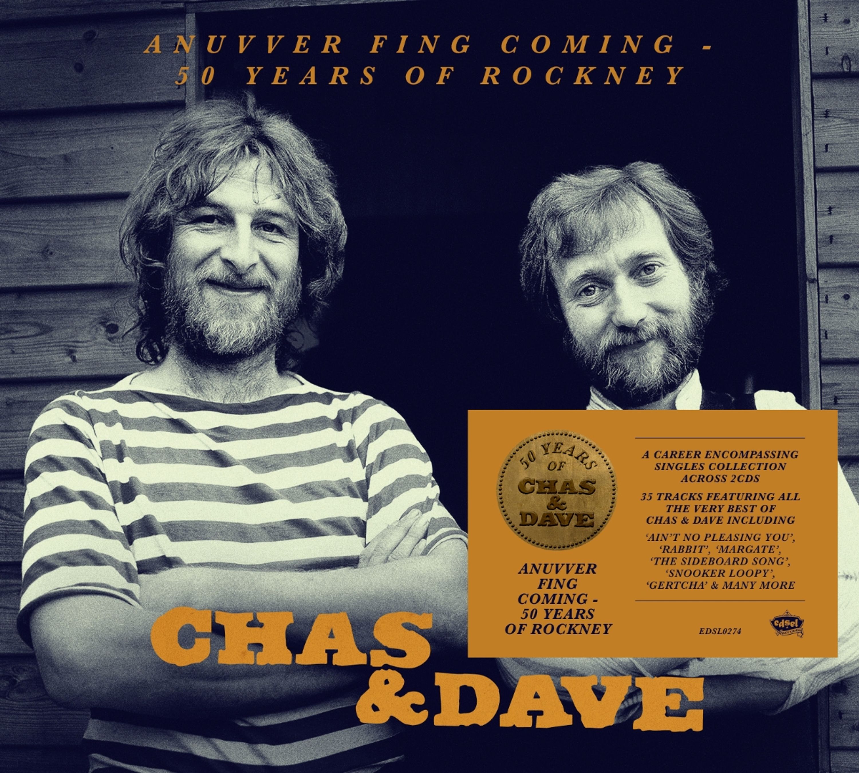 Vinyl Chas & Dave - ANUVVER FING COMING - 50 YEARS OF ROCKNEY