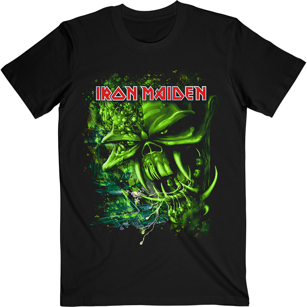 Tričko Iron Maiden - Final Frontier Green, Unisex,Čierna,XXL