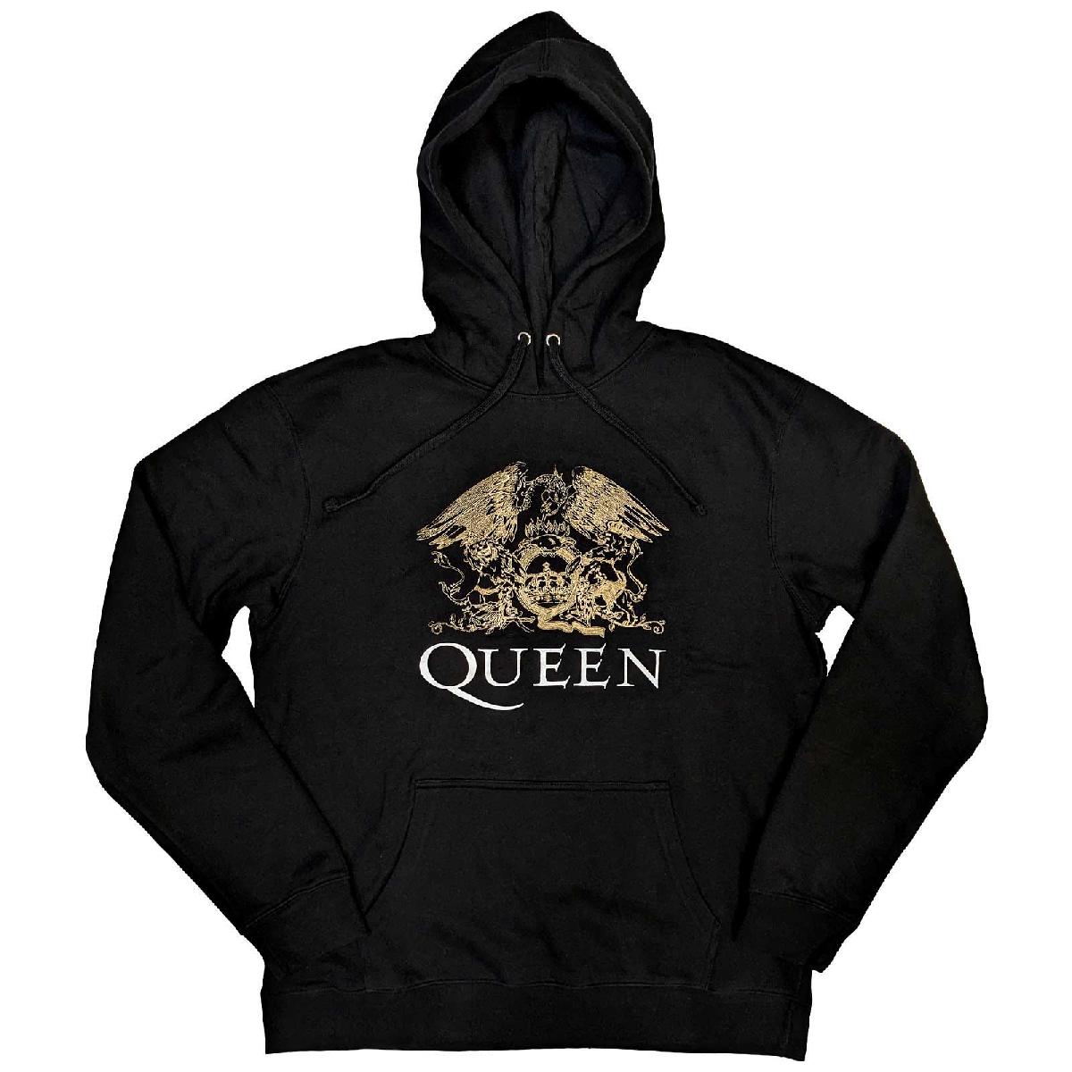 Mikina Queen - Crest, Unisex,Čierna,XXL