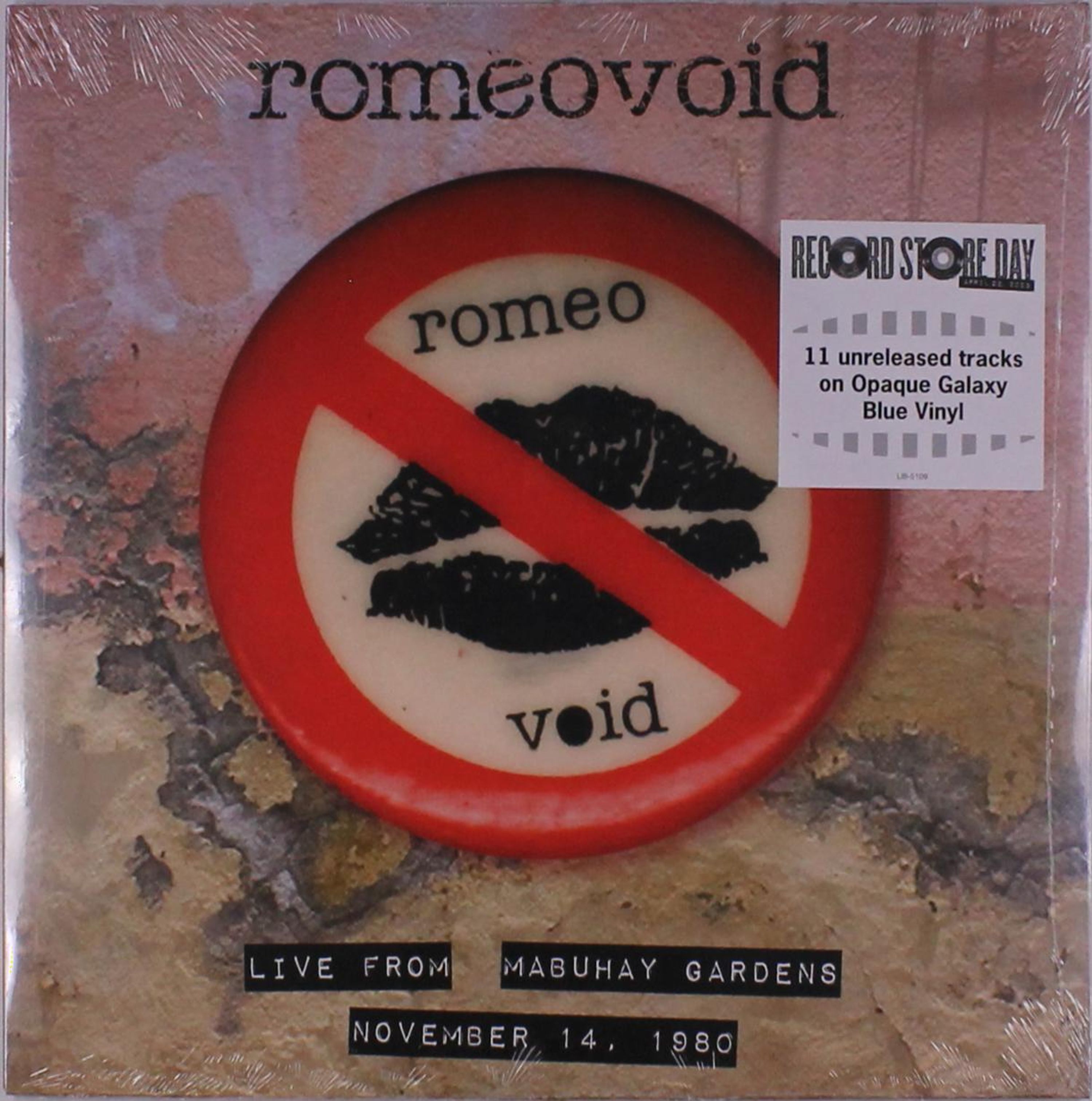Vinyl Romeo Void - LIVE FROM THE MABUHAY GARDENS NOVEMBER 14, 1980