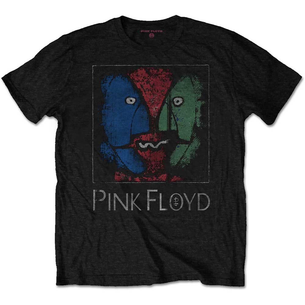 Tričko Pink Floyd - Chalk Heads, Unisex,Čierna,XXL