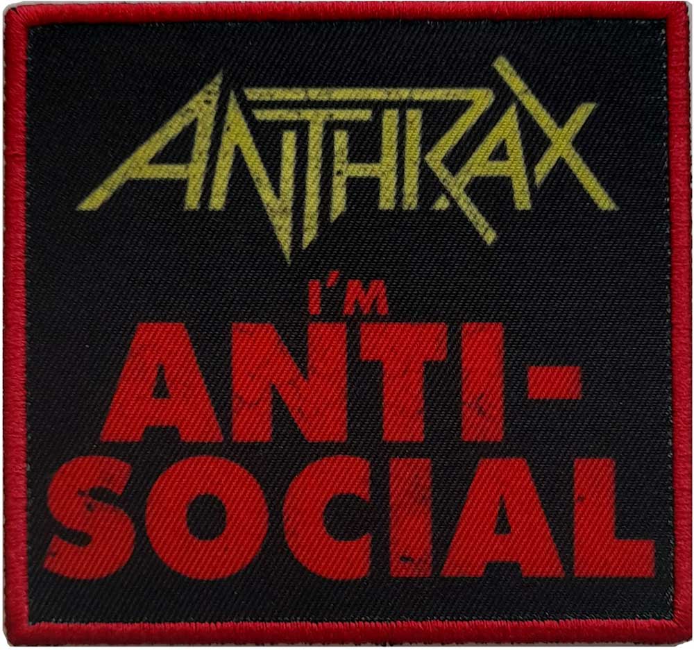 Nažehlovačka Anthrax - Anti-Social