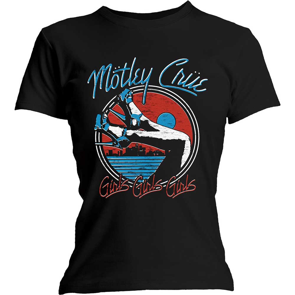 Tričko Motley Crue - Heels V.3., Žena,Čierna,XXL