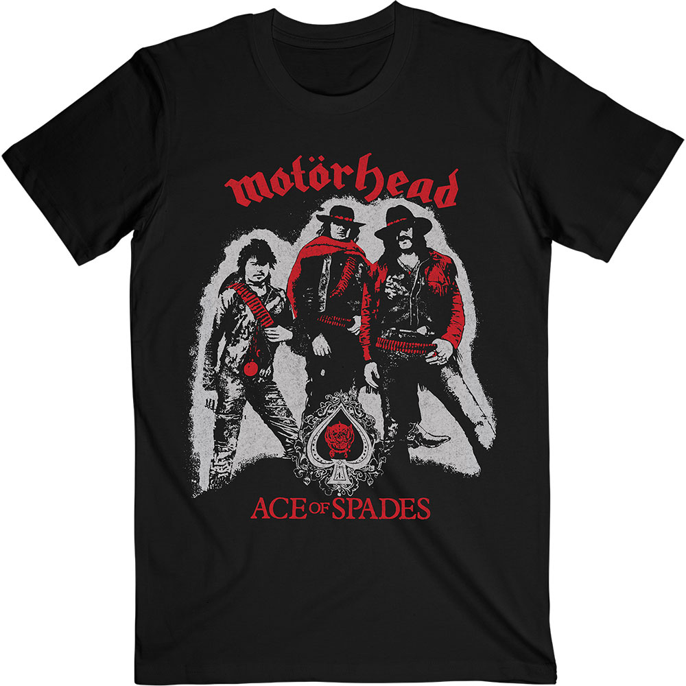 Tričko Motörhead - Ace of Spades Cowboys, Unisex,Čierna,L