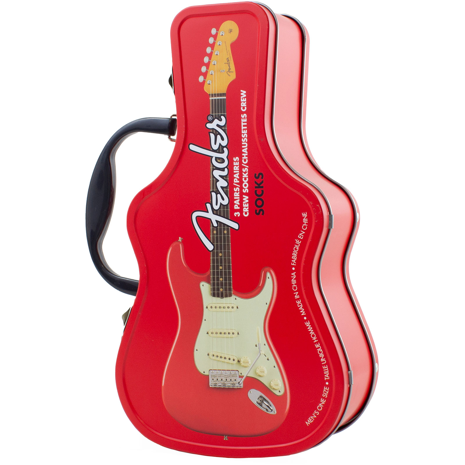 Ponožky Fender - Unisex Sock Guitar Tin: Logos (Multicolour)  (UK Size 6.5 - 11), Unisex,Multicolor,Univerzálna