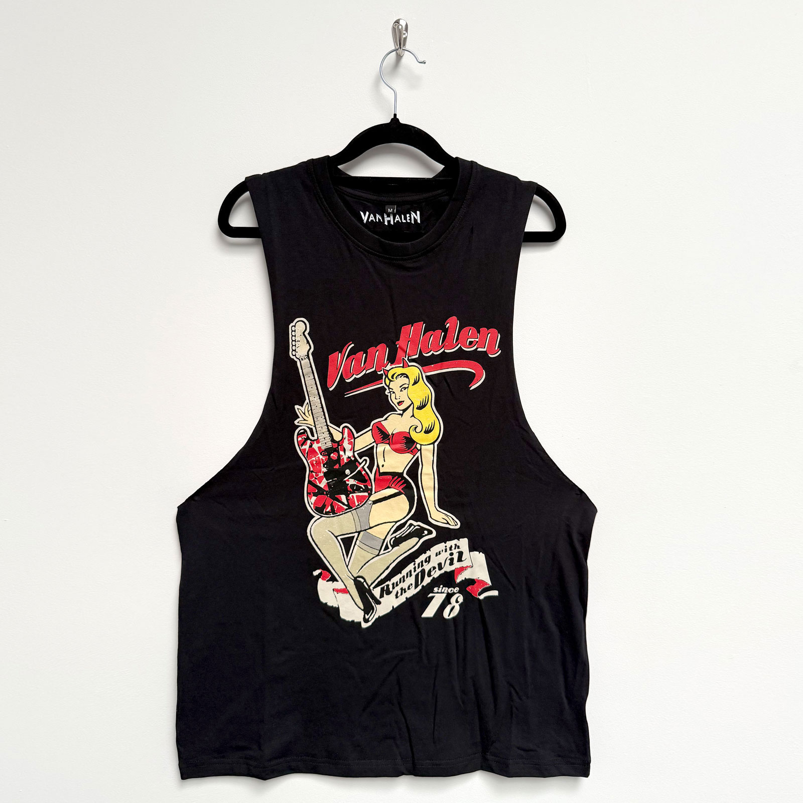 Tielko Van Halen - Running With The Devil, Unisex,Čierna,XXL