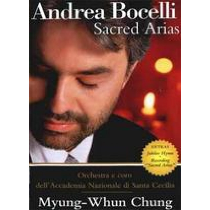 DVD Andrea Bocelli - SACRED ARIAS/DUCHOVNI ARIE