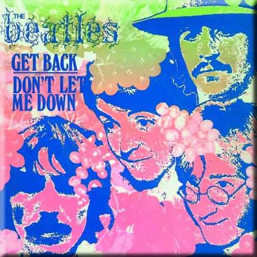 Magnetka The Beatles - Get Back/Don't Let Me Down (Psychedelic), Multicolor,Univerzálna