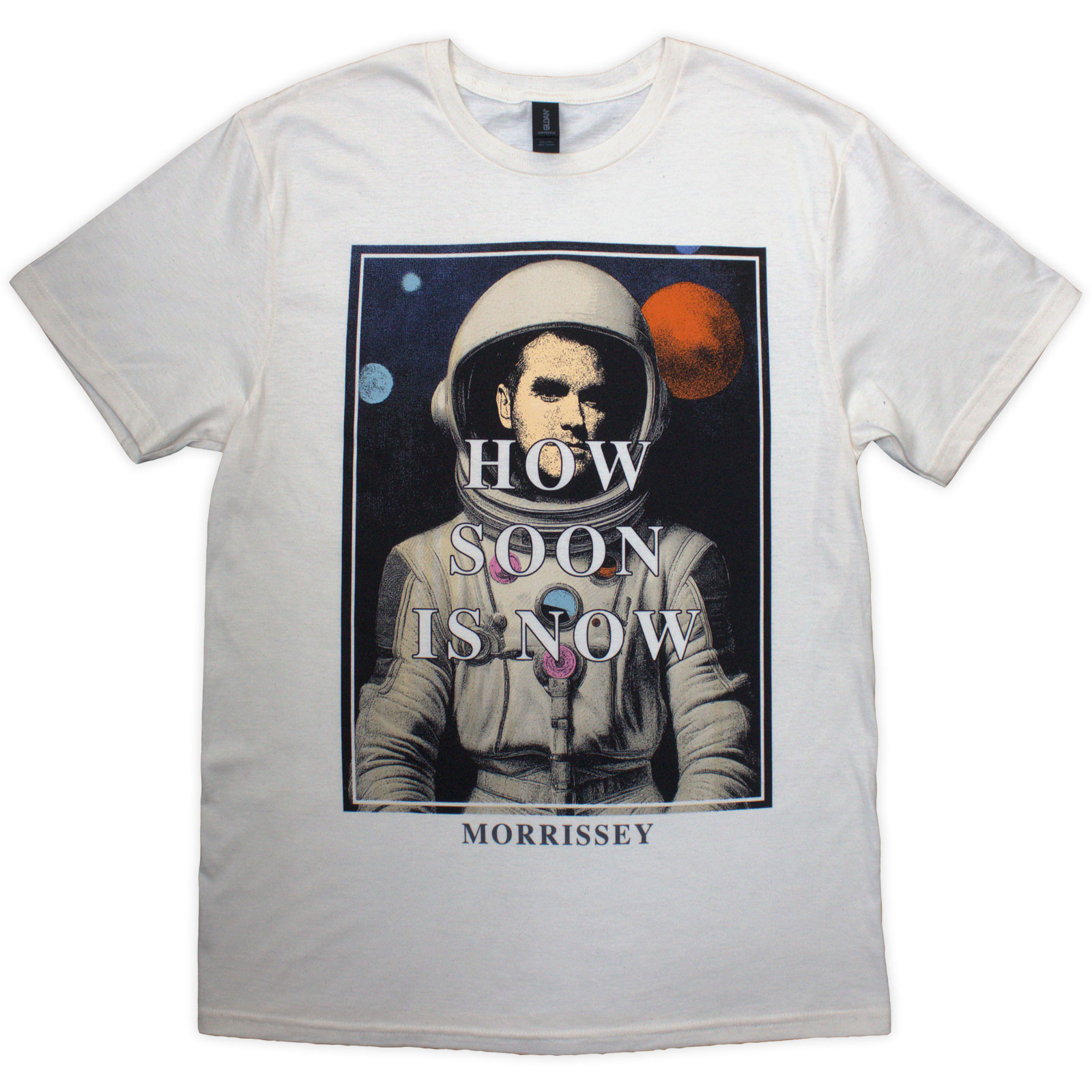 Tričko Morrissey - How Soon Is Now?, Unisex,Natural,XXL