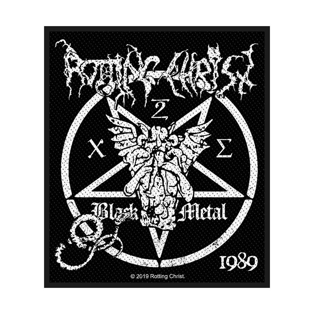 Nažehlovačka Rotting Christ - Black Metal