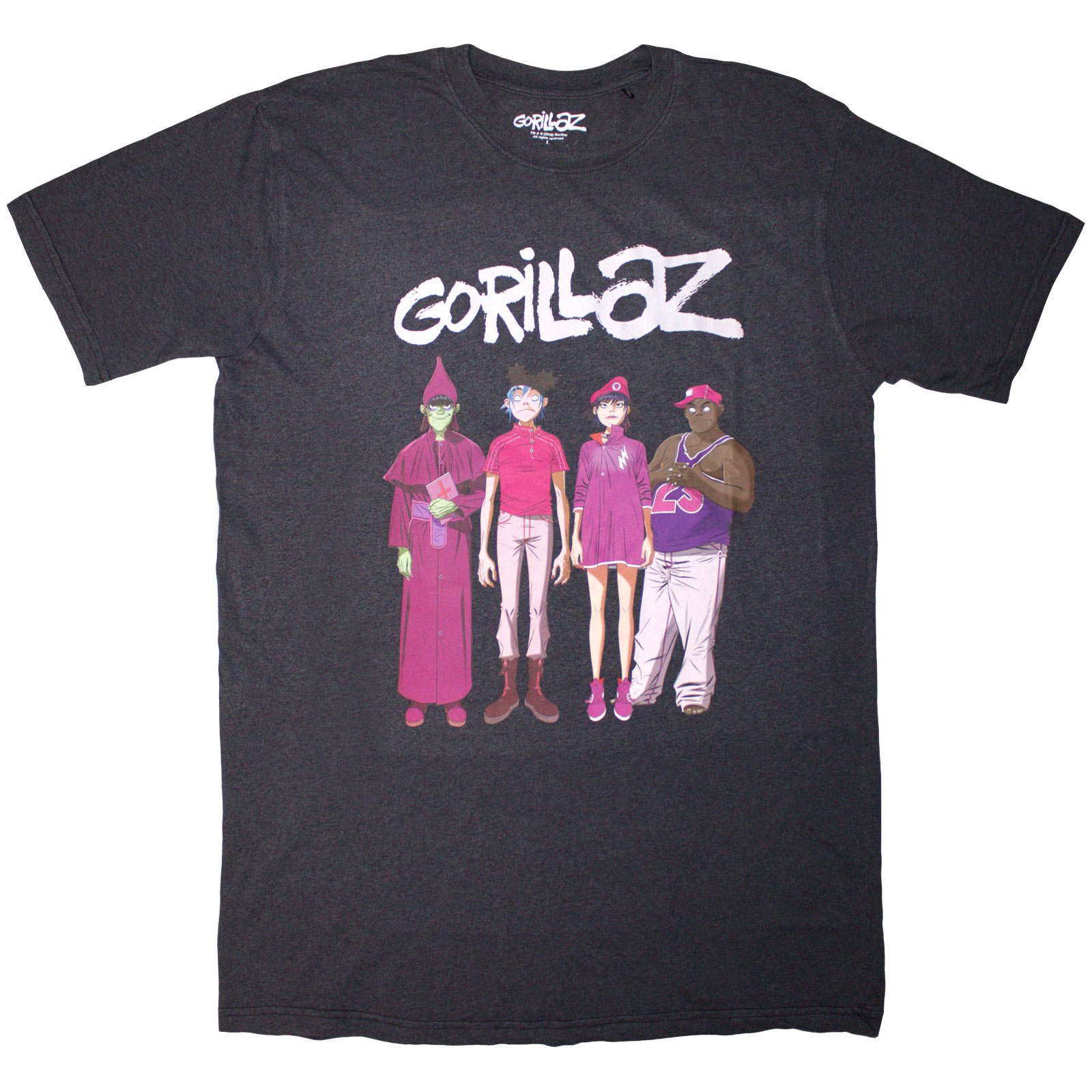 Tričko Gorillaz - Cracker Island Standing Group, Unisex,Čierna,XXL