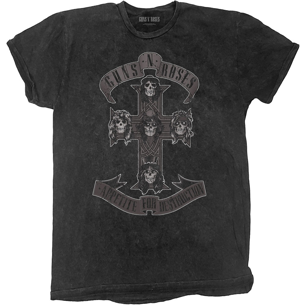 Tričko Guns N’ Roses - Monochrome Cross, Unisex,Čierna,XXL