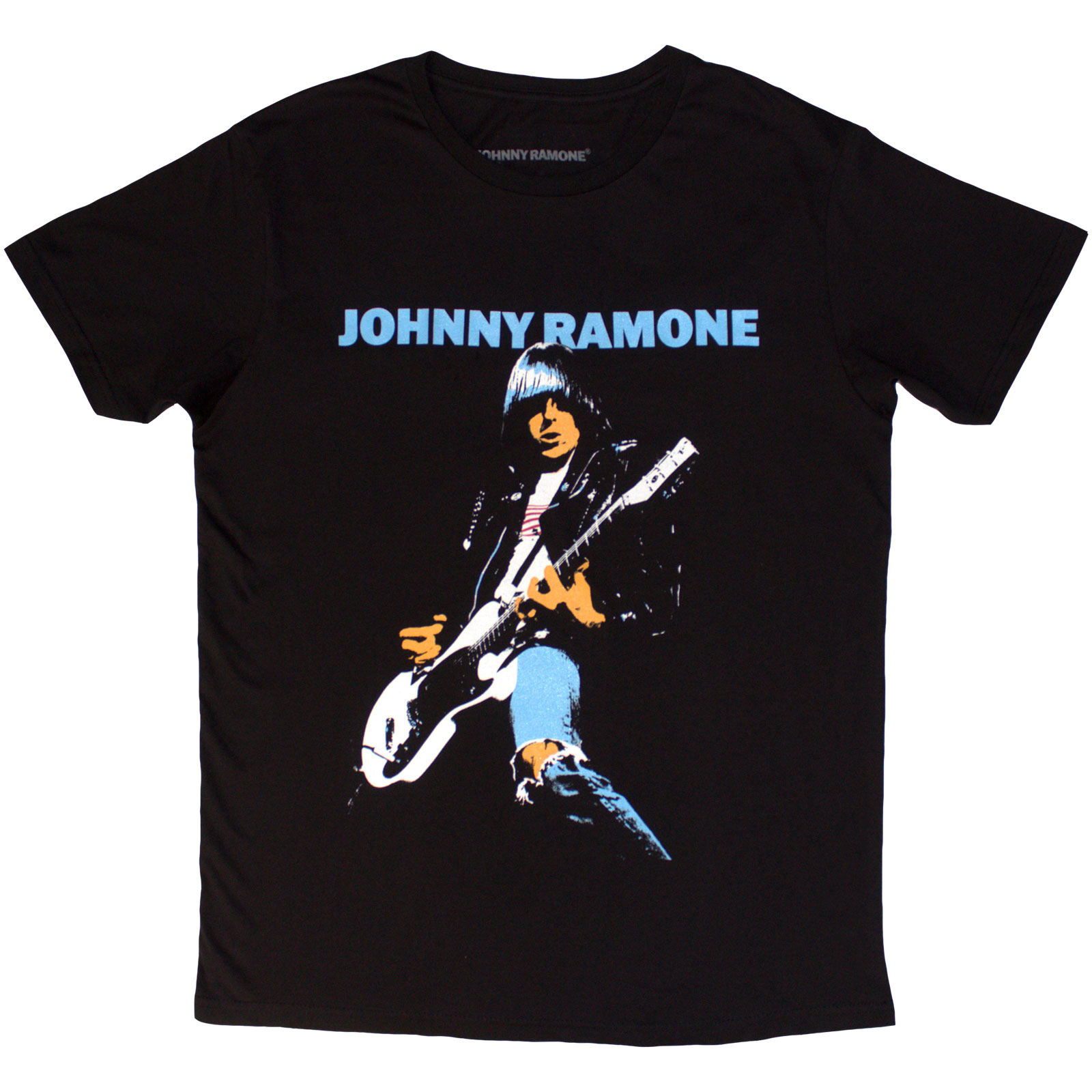 Tričko Johnny Ramone - Ripped Denim, Unisex,Čierna,XXL