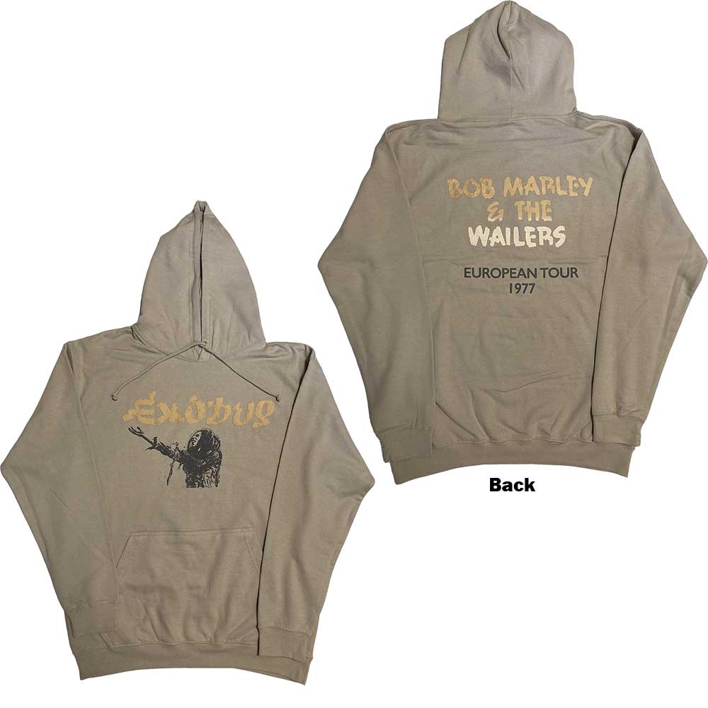 Mikina Bob Marley - Exodus Mic Photo Wailers Tour 77, Unisex,Natural,XXL