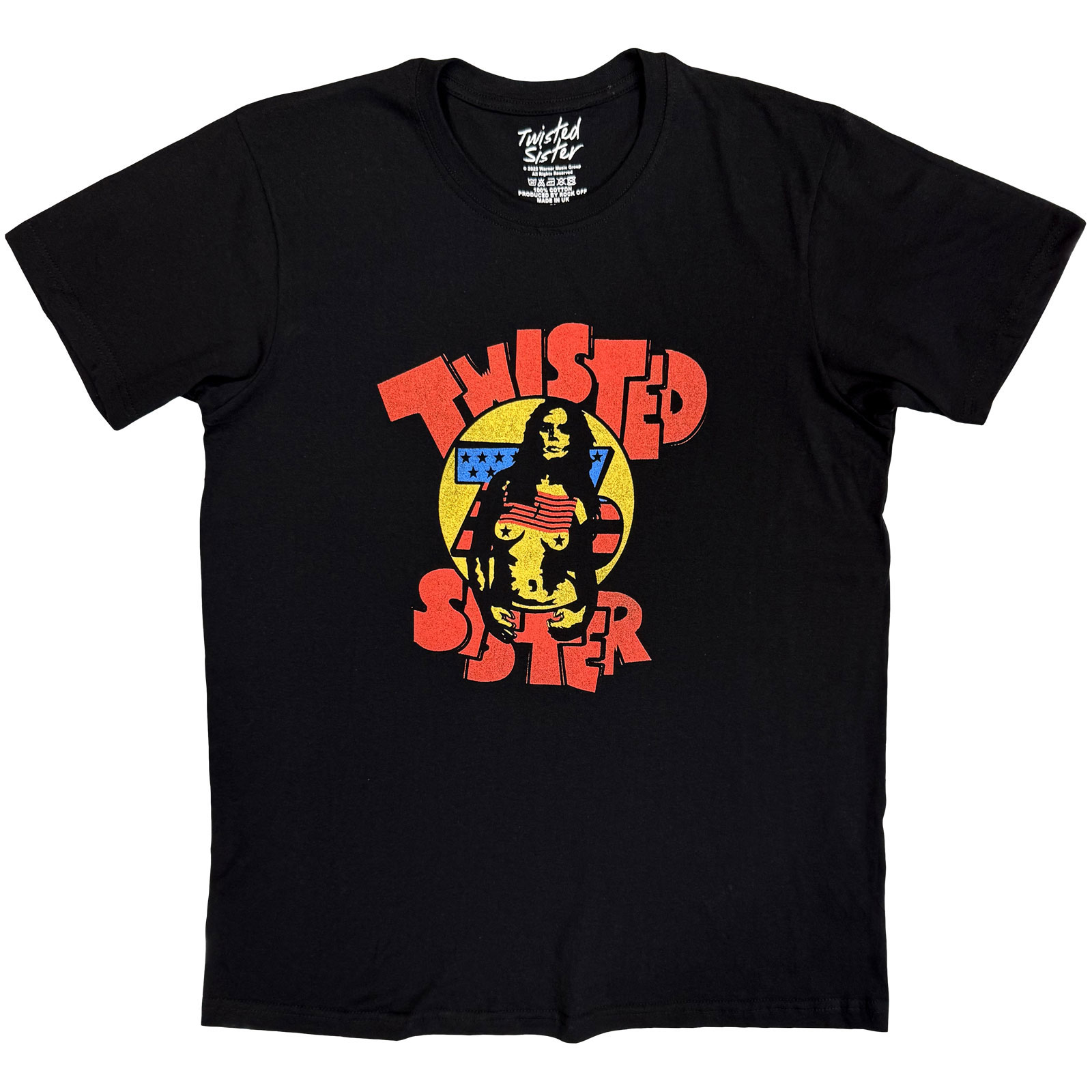 Tričko Twisted Sister - 76, Unisex,Čierna,XXL