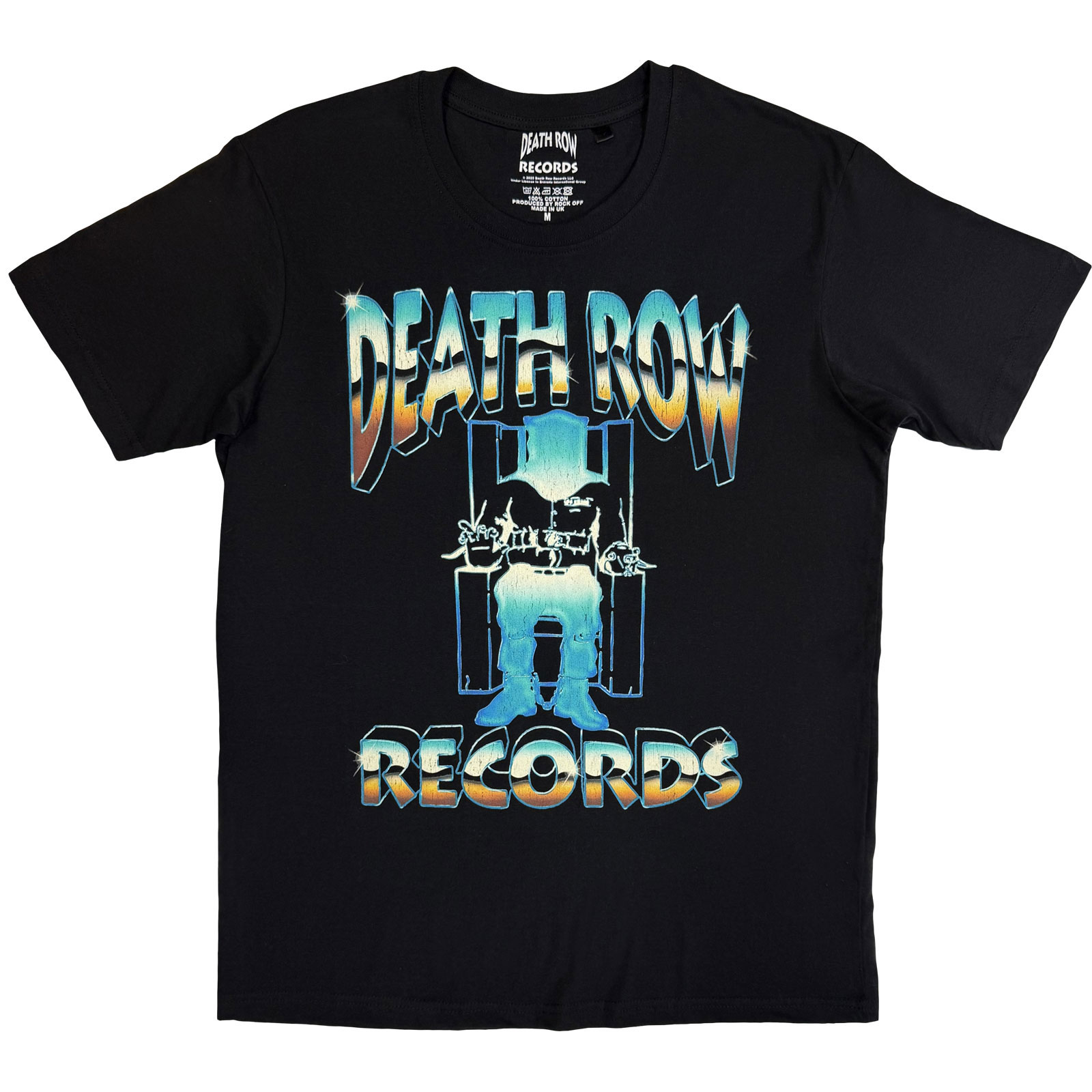 Tričko Death Row records - Execution, Unisex,Čierna,XXL