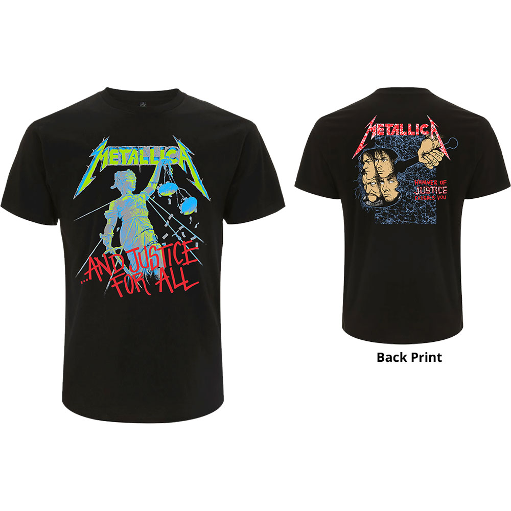 Tričko Metallica - And Justice For All (Original), Unisex,Čierna,XXL