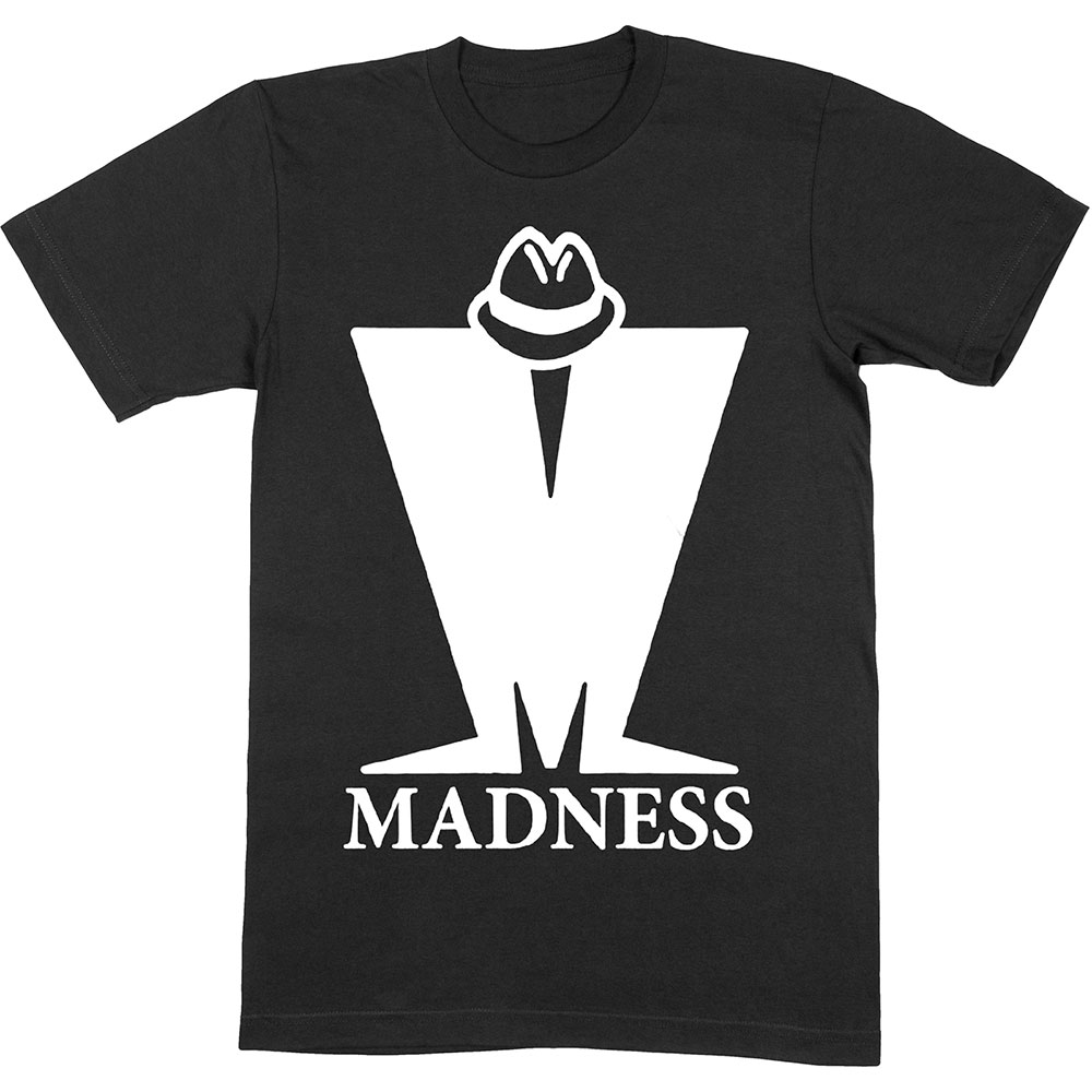 Tričko MADNESS - M Logo, Unisex,Čierna,XXL