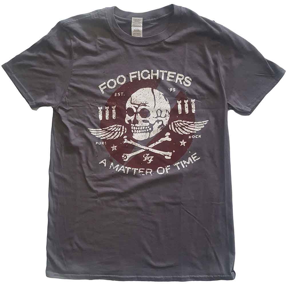Tričko Foo Fighters - Matter of Time, Unisex,Šedá,S