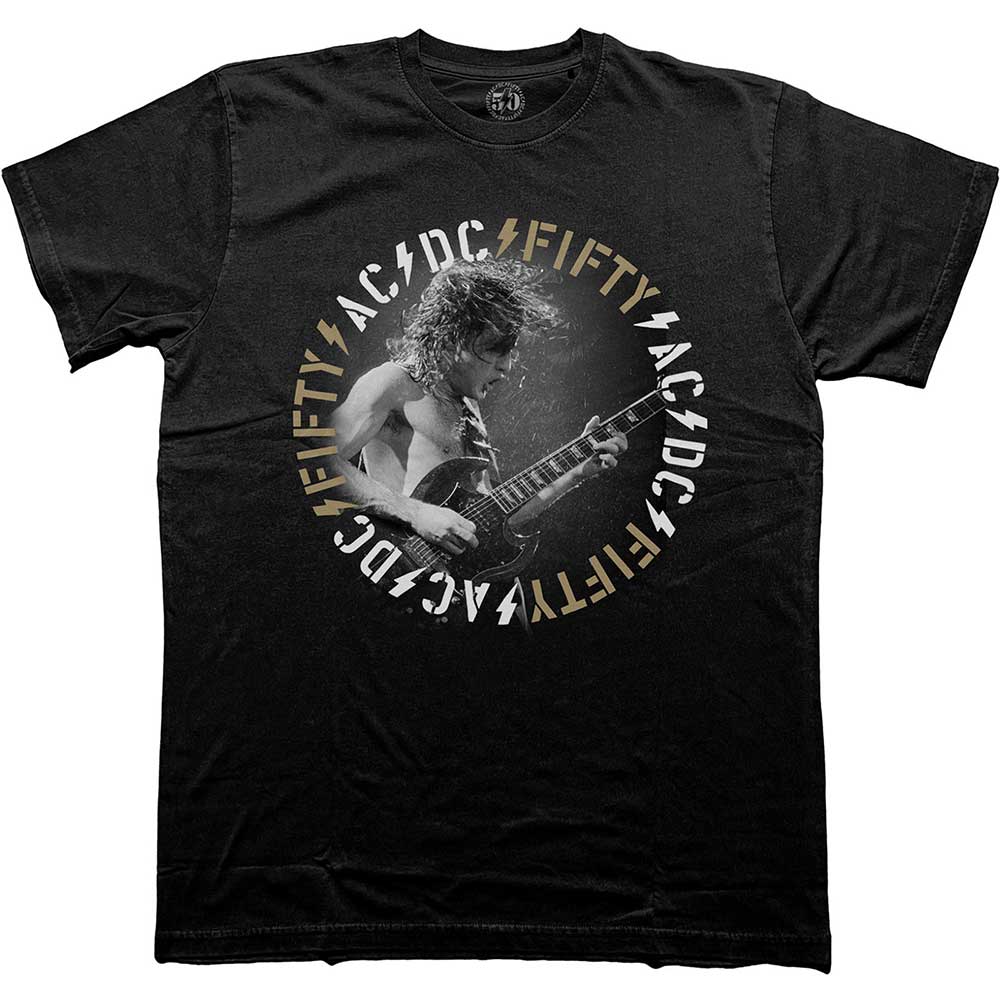 Tričko AC/DC - Angus Live, Unisex,Čierna,XXL