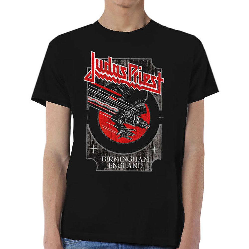 Tričko Judas Priest - Silver and Red Vengeance, Unisex,Čierna,XL