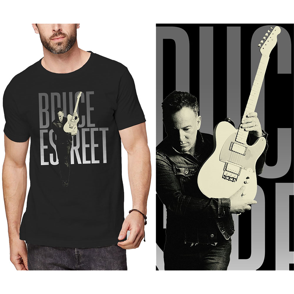 Tričko Bruce Springsteen - Estreet, Unisex,Čierna,XXL