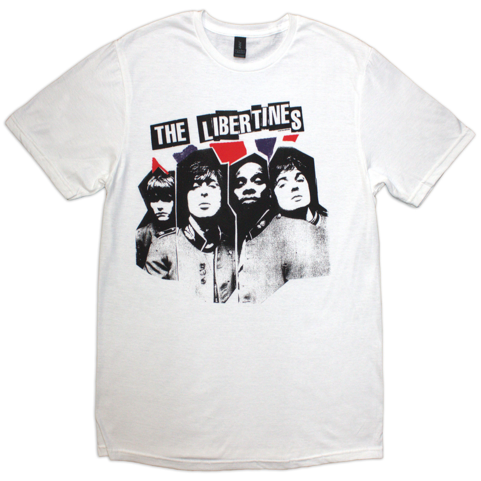 Tričko The Libertines - RIP Flag Xerox, Unisex,Biela,XXL