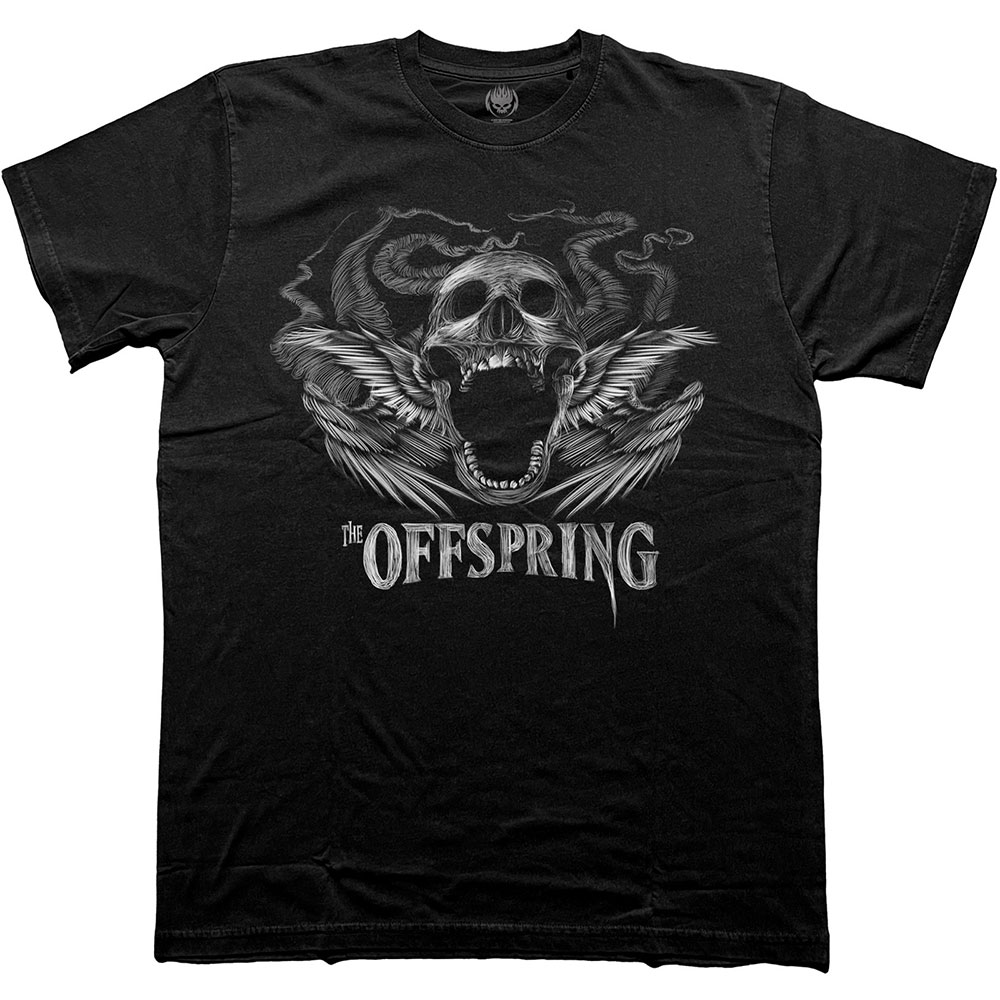 Tričko The Offspring - Feathered Winged Skull, Unisex,Čierna,XXL