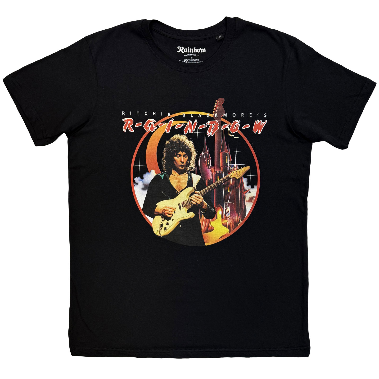 Tričko Rainbow - Richie Blackmore, Unisex,Čierna,XXL