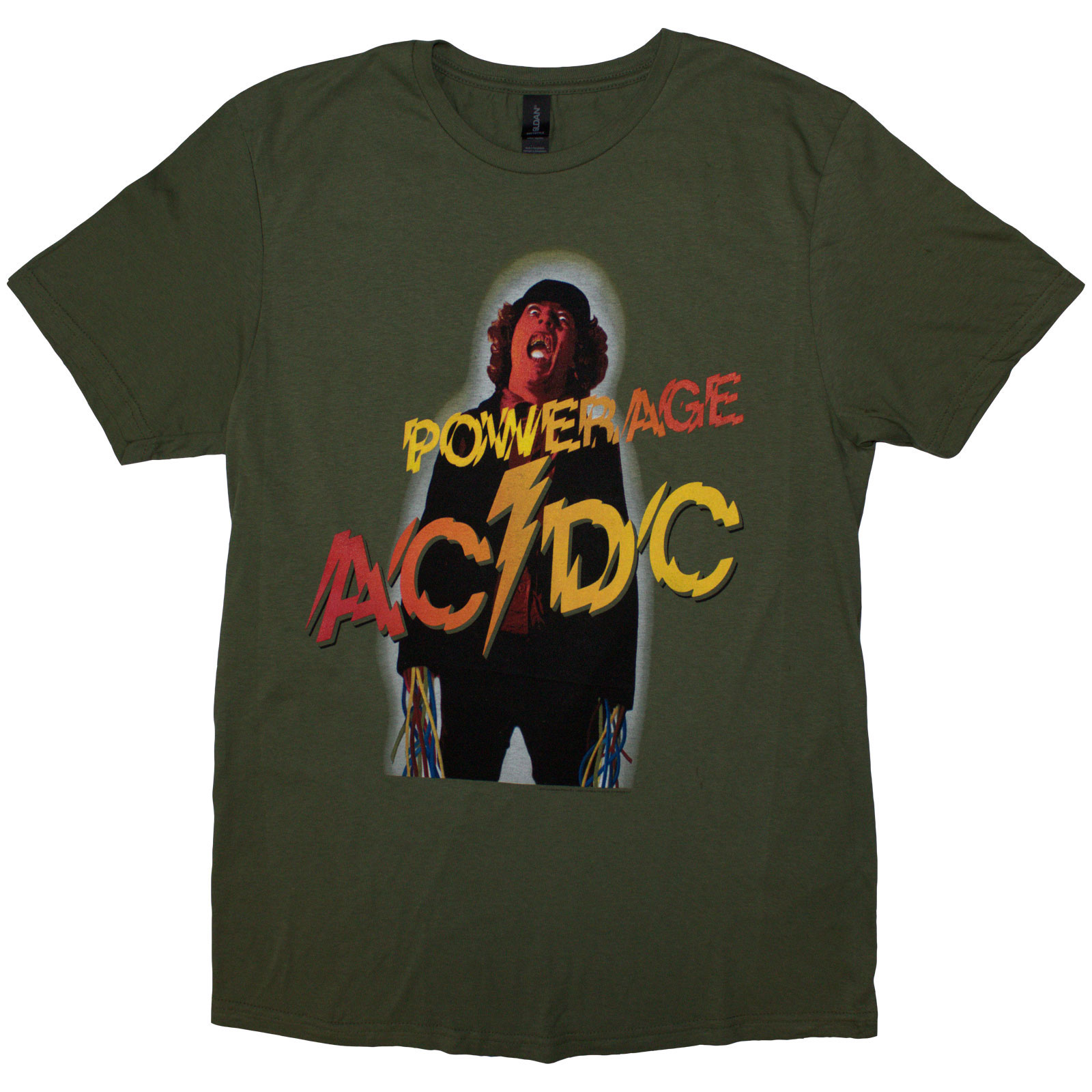Tričko AC/DC - Powerage, Unisex,Zelená,XXL