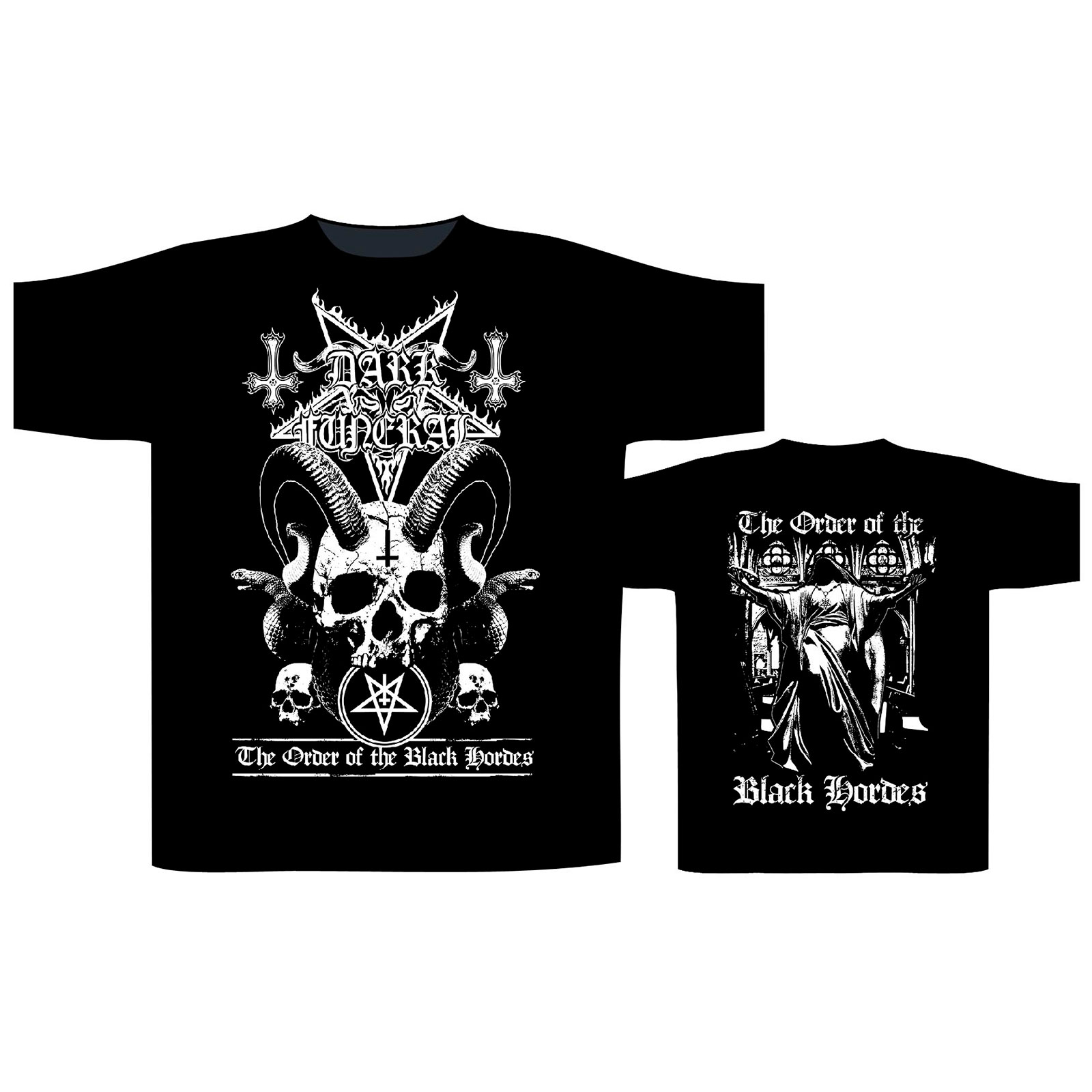 Tričko Dark Funeral - Order Of The Black Hordes, Unisex,Čierna,XL