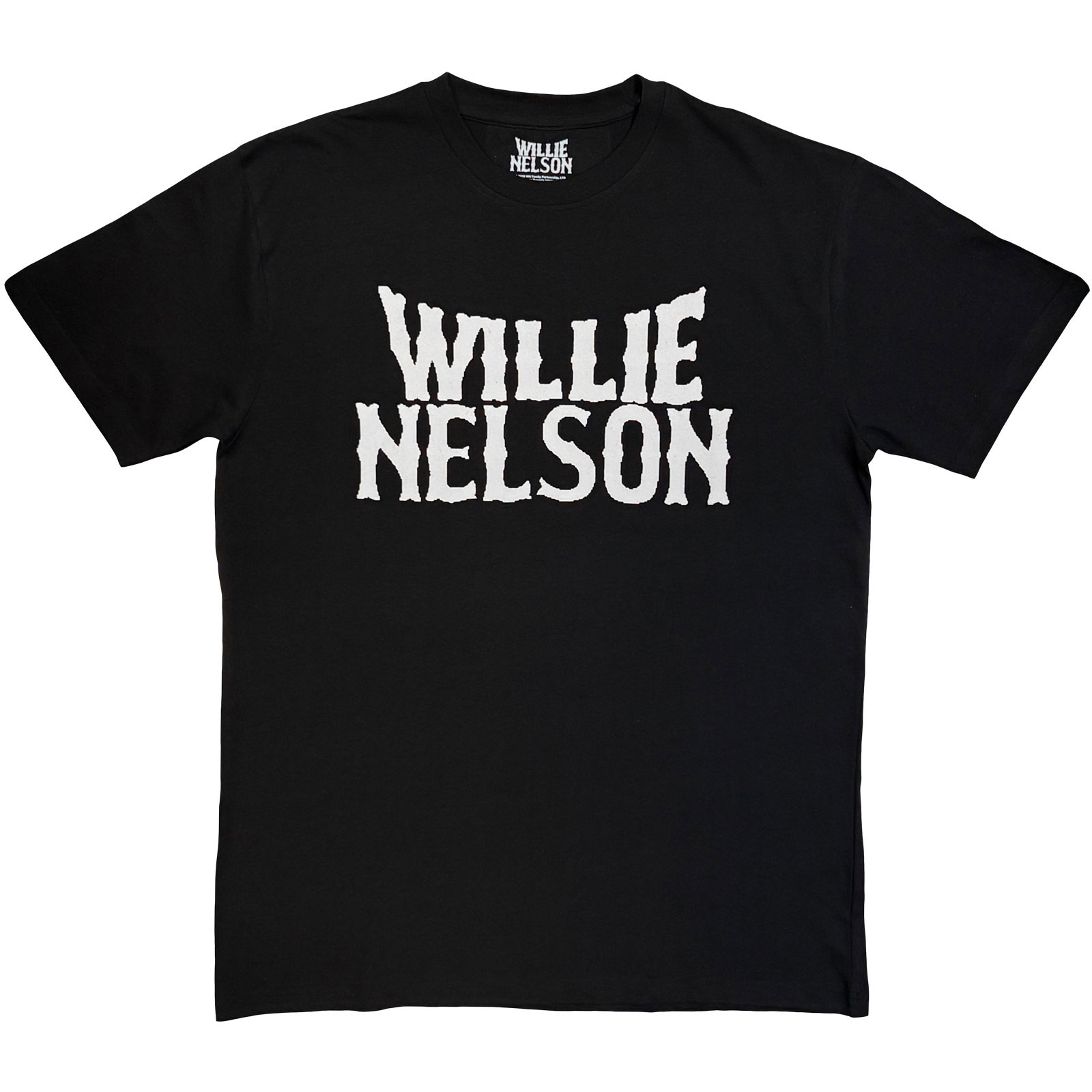 Tričko Willie Nelson - Logo Mono, Unisex,Čierna,XXL