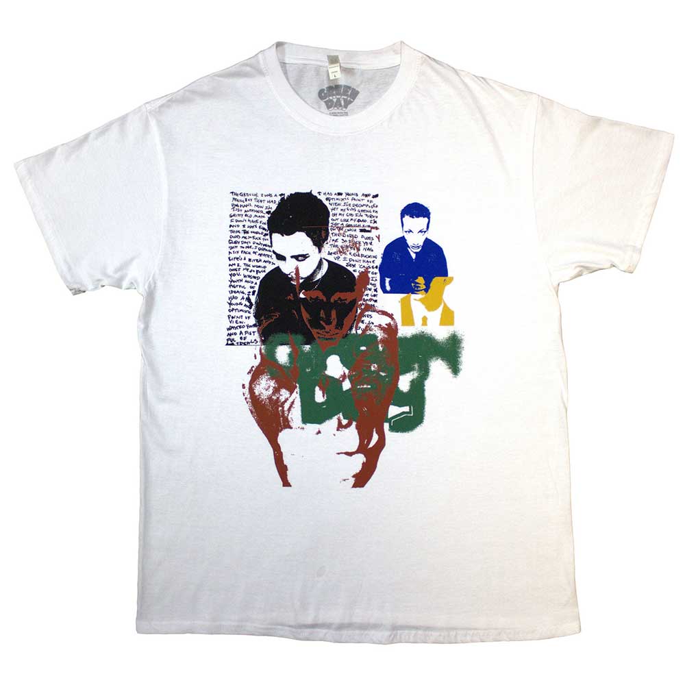 Tričko Green Day - Spray Paint, Unisex,Biela,XXL