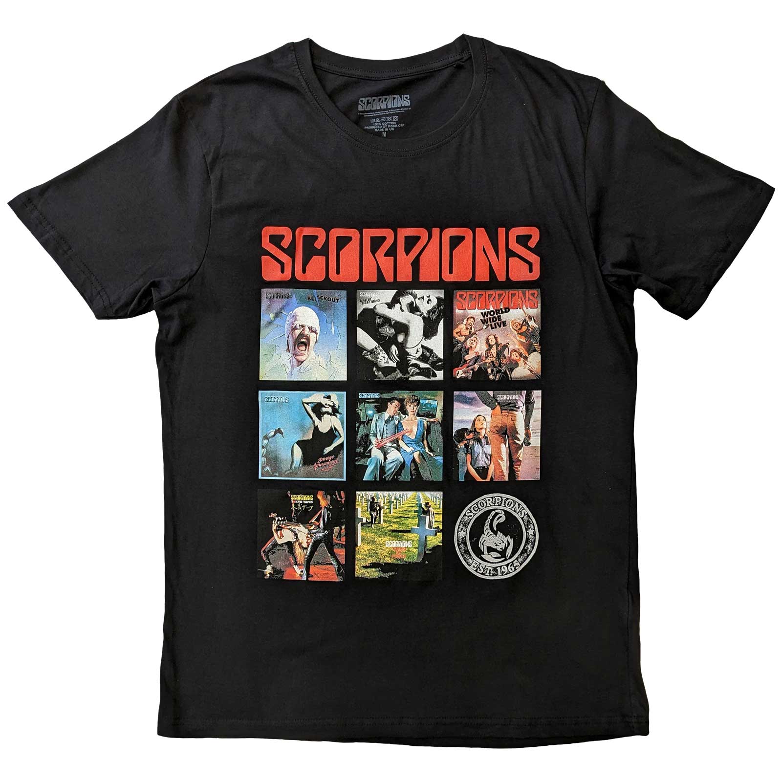Tričko Scorpions - Remastered, Unisex,Čierna,XXL