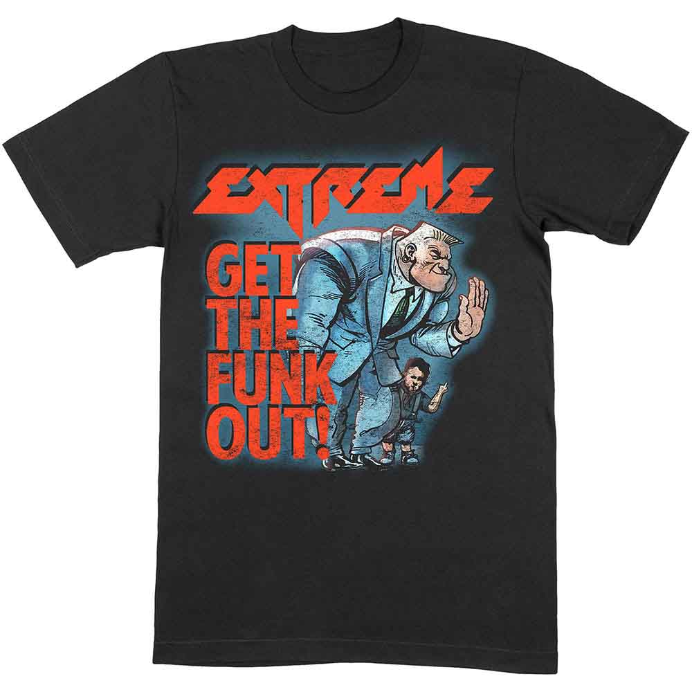 Tričko Extreme - Get the Funk Out Bouncer, Unisex,Čierna,XXL
