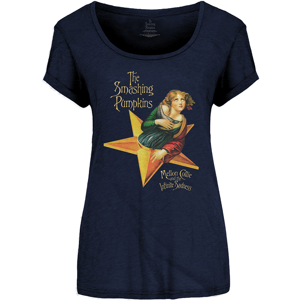 Tričko The Smashing Pumpkins - Mellon Collie, Žena,Modrá,S