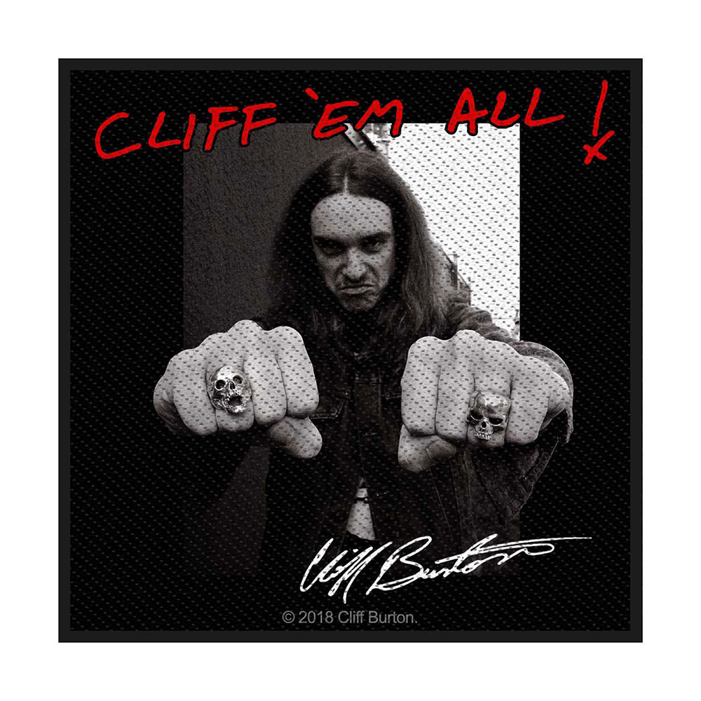 Nažehlovačka Metallica - Cliff 'Em All