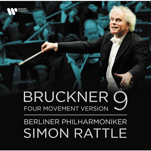 Vinyl Sir Simon Rattle and the Berlin Philharmonic Orchestra - BRUCKNER: SYMPHONY NO. 9 - FOUR MOVEMENT VERSION
