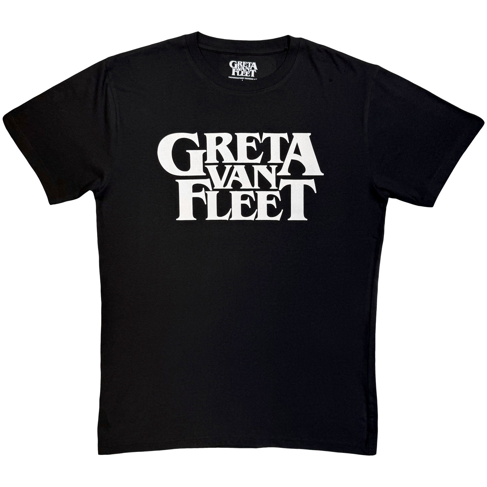 Tričko Greta Van Fleet - Logo Mono, Unisex,Čierna,XXL
