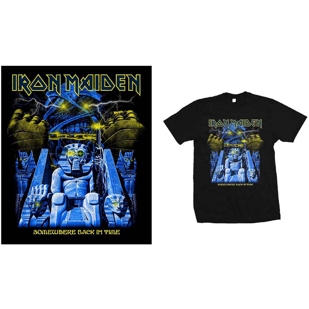 Tričko Iron Maiden - Back in Time Mummy, Unisex,Čierna,XXL