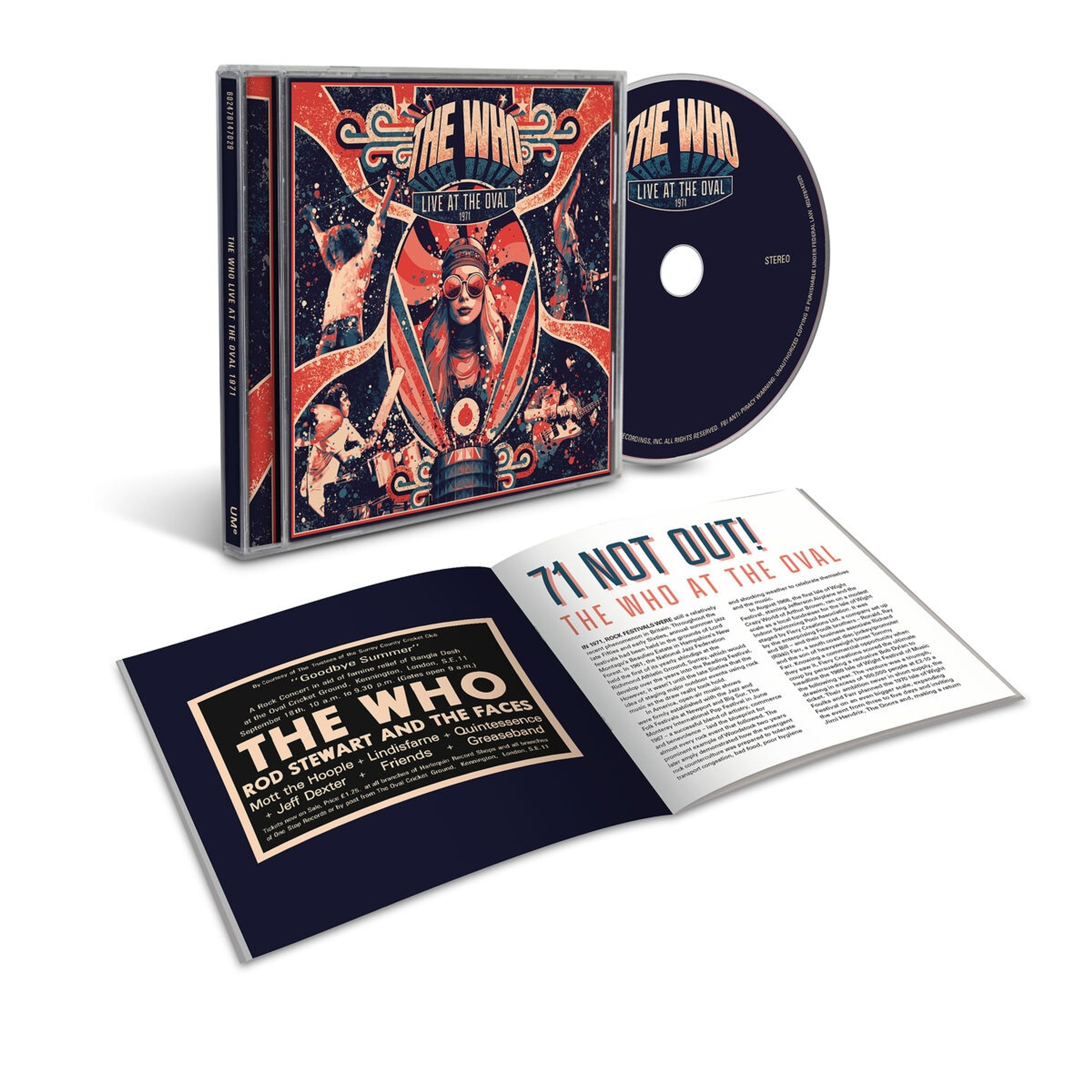 CD The Who - LIVE AT THE OVAL 1971