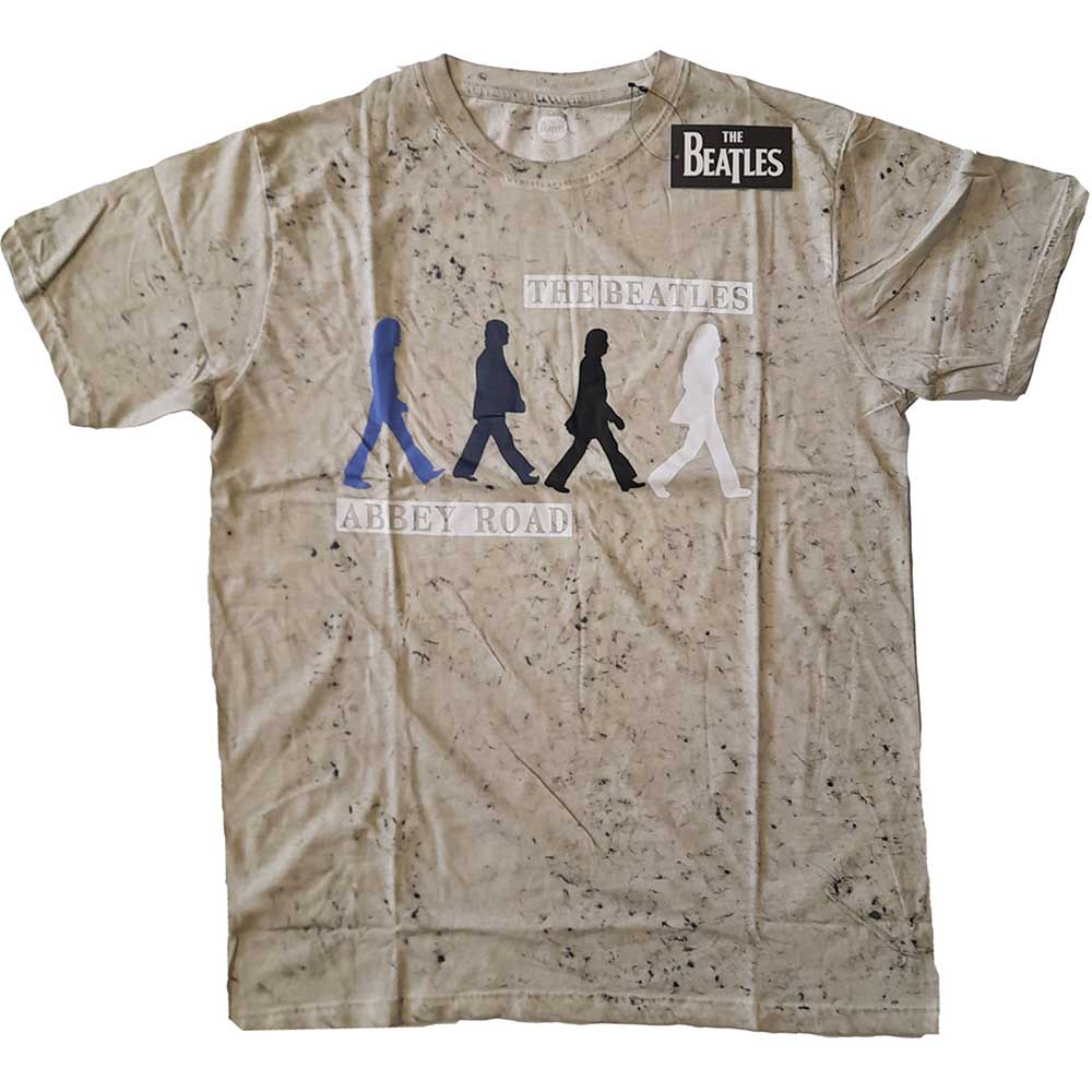 Tričko The Beatles - Abbey Road Colours, Unisex,Šedá,XXL