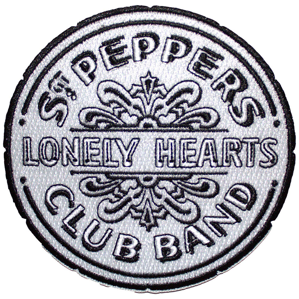 Nažehlovačka The Beatles - Sgt Pepper Drum B&W