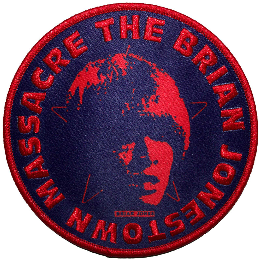 Nažehlovačka The Brian Jonestown Massacre - Circle Face Navy Blue
