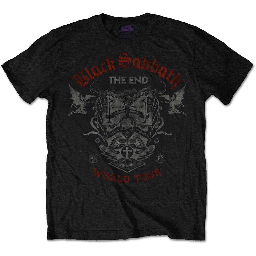 Tričko Black Sabbath - The End Mushroom Cloud, Unisex,Čierna,XXL