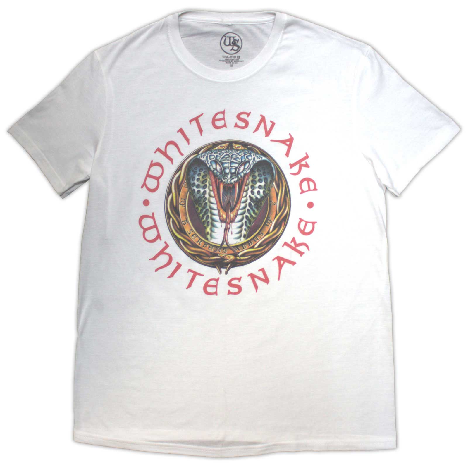 Tričko Whitesnake - Donnington Snake, Unisex,Biela,XXL